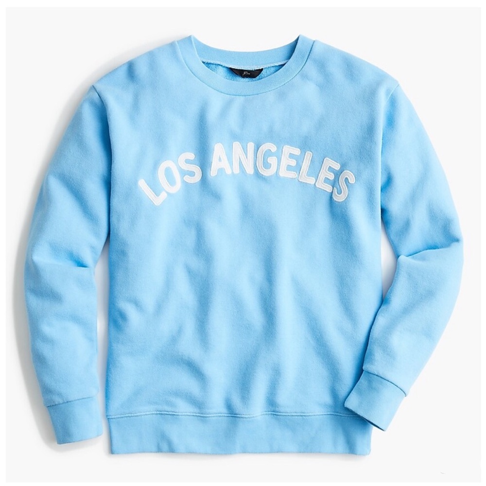 EUC J.Crew Los Angeles Sweatshirt Sz Small